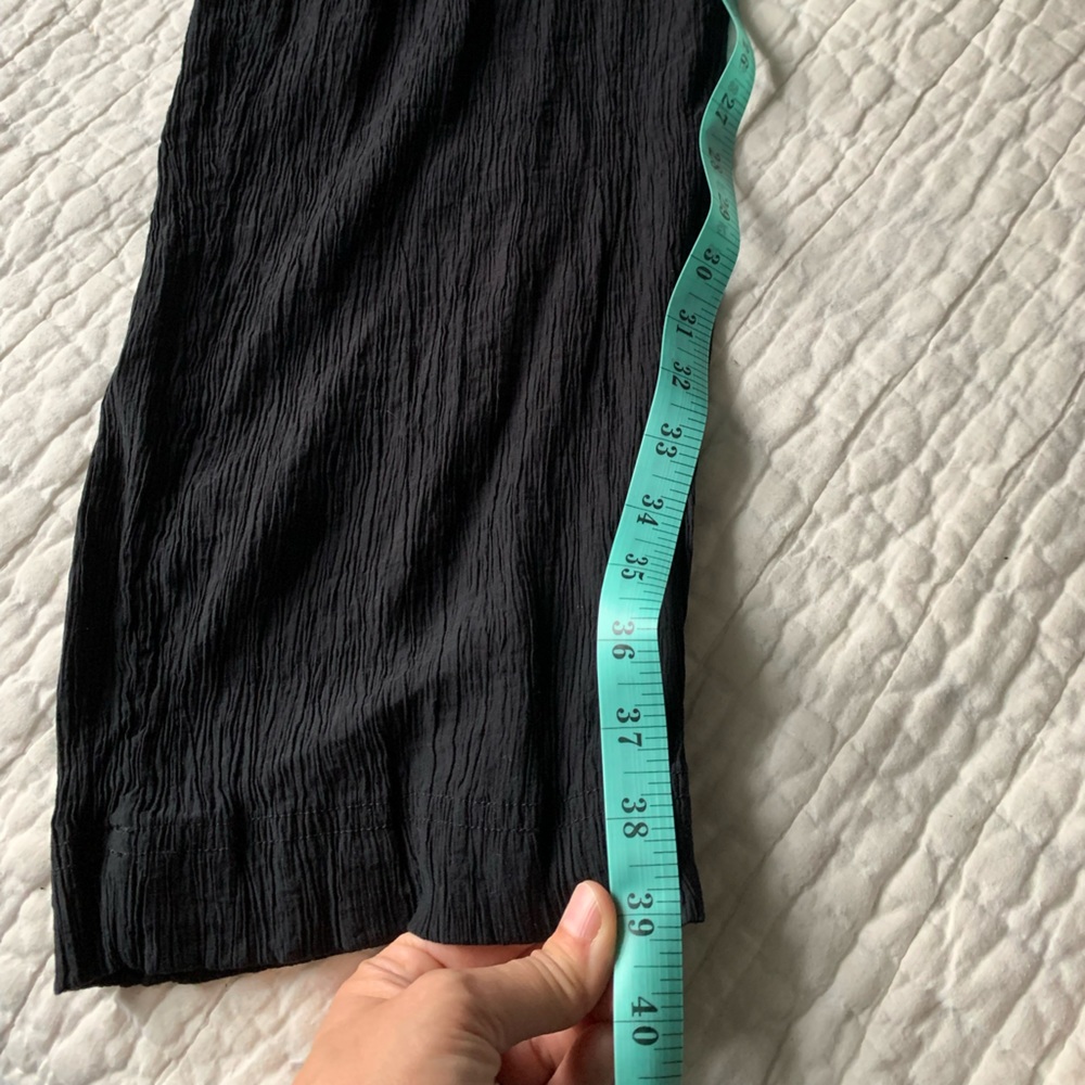 Madewell straight leg crop pants in crinkle crepe - Picture 10 of 10
